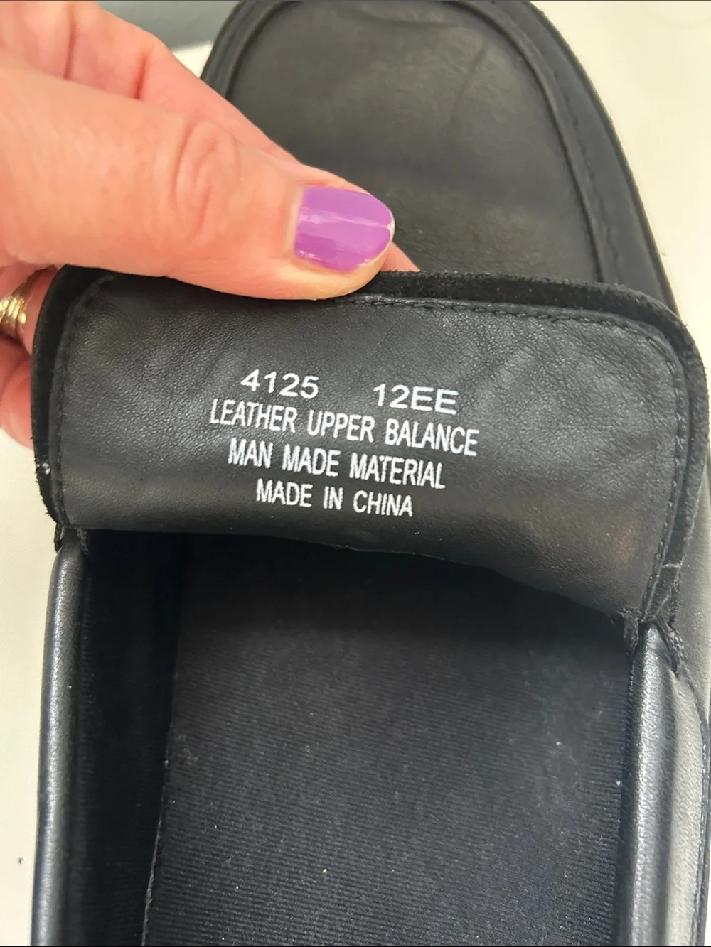 Red Wing Black Leather Slip-On Loafers for Men